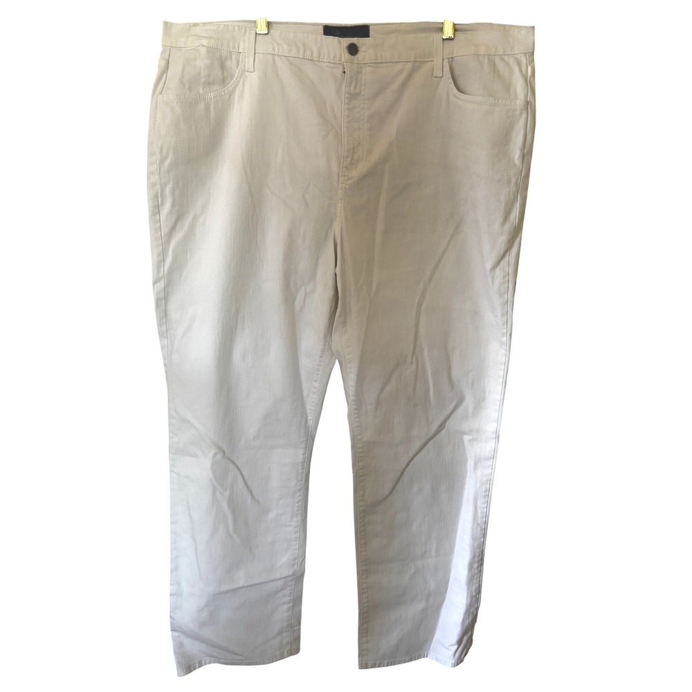 NYDJ Jeans Size 24W Womens Plus White Straight Leg Casual Denim Pants NEW